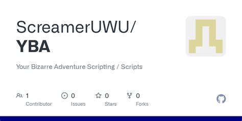 ScreamerUWU/YBA: Your Bizarre Adventure Scripting / Scripts